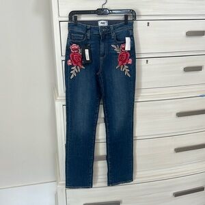 Paige NWT Indigo Bloom Jeans